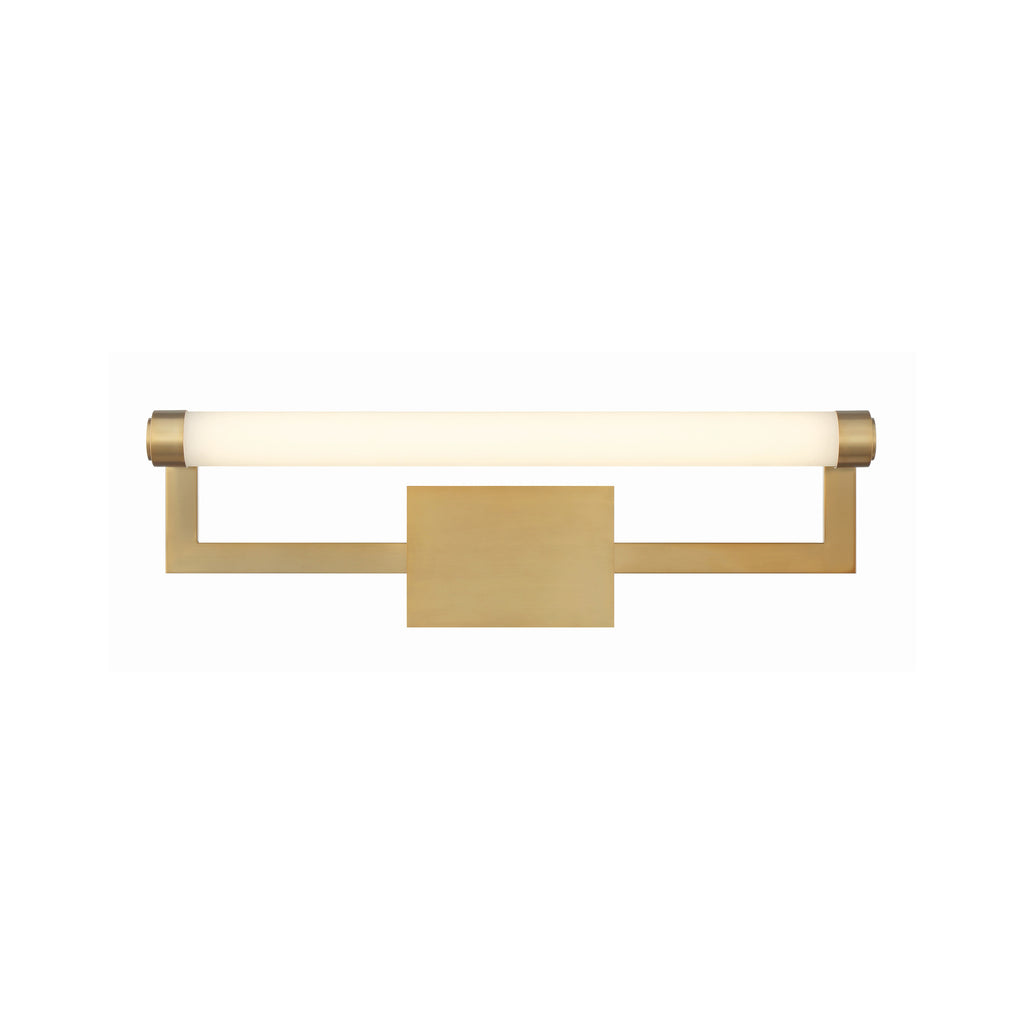 Crystorama Clinton 26.25'' Integrated LED Picture Light in Vibrant Gold - Additional View