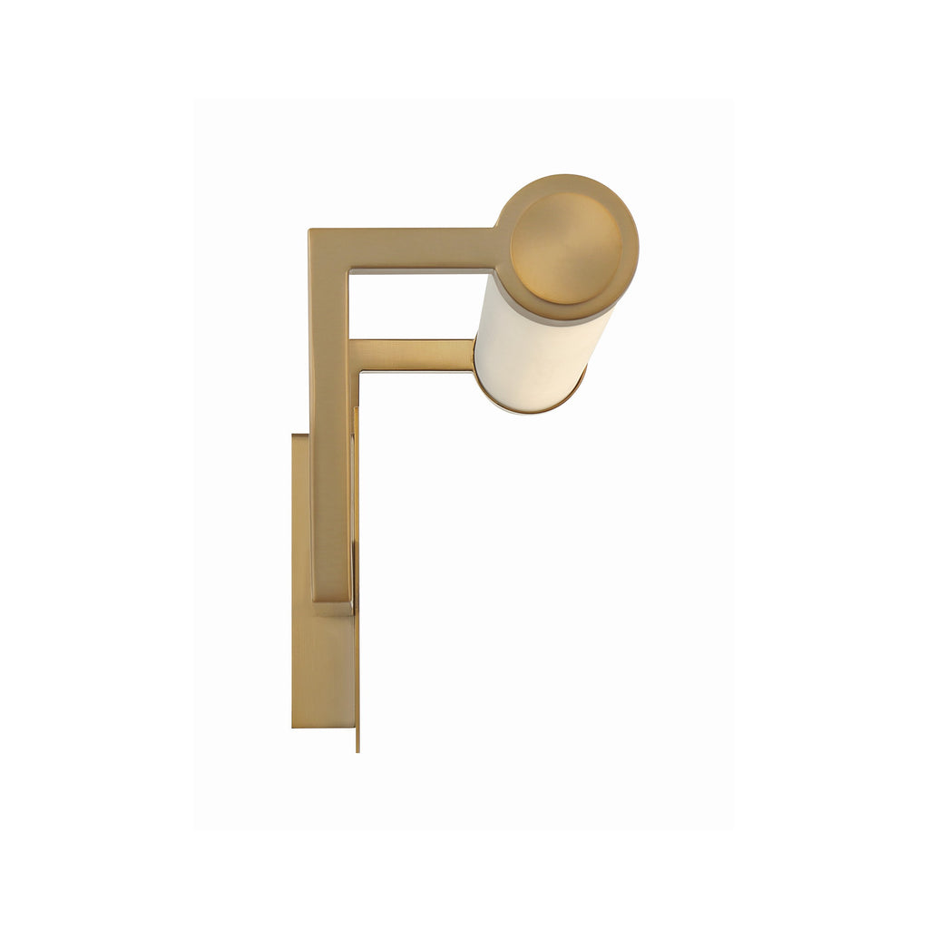 Crystorama Clinton 26.25'' Integrated LED Picture Light in Vibrant Gold - Additional View