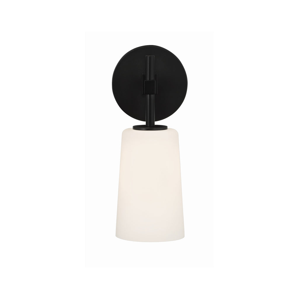 Crystorama Colton 5.5'' Sconce in Black - Additional View