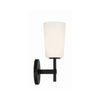 Crystorama Colton 5.5'' Sconce in Black - Additional View