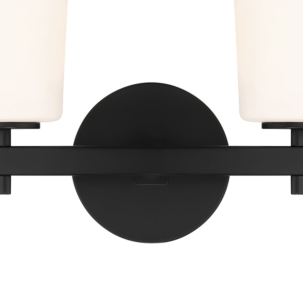 Crystorama-OPEN-BOX Colton 2 Light Sconce in Black - Additional View