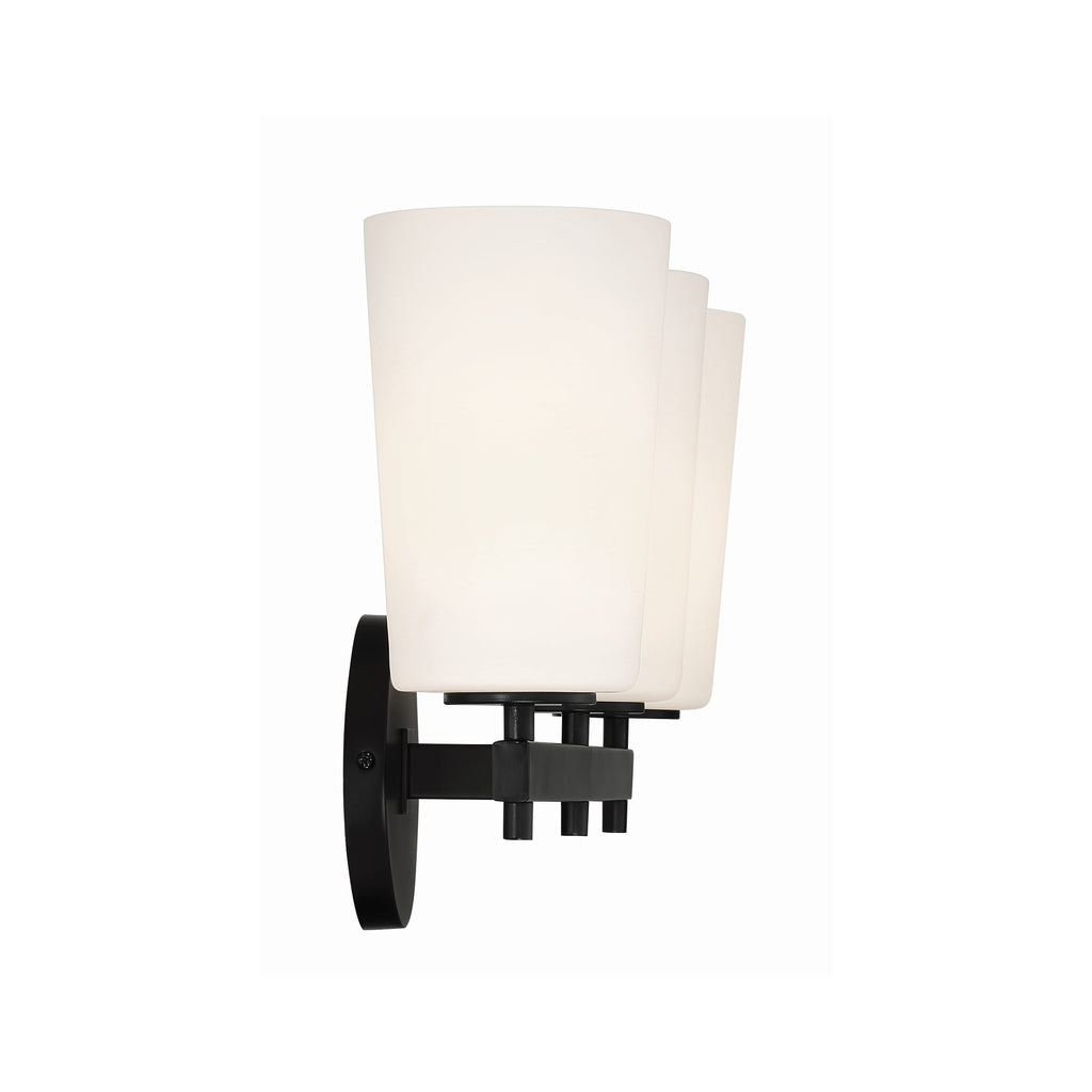Crystorama Colton 23.25'' Bathroom Vanity in Black - Additional View