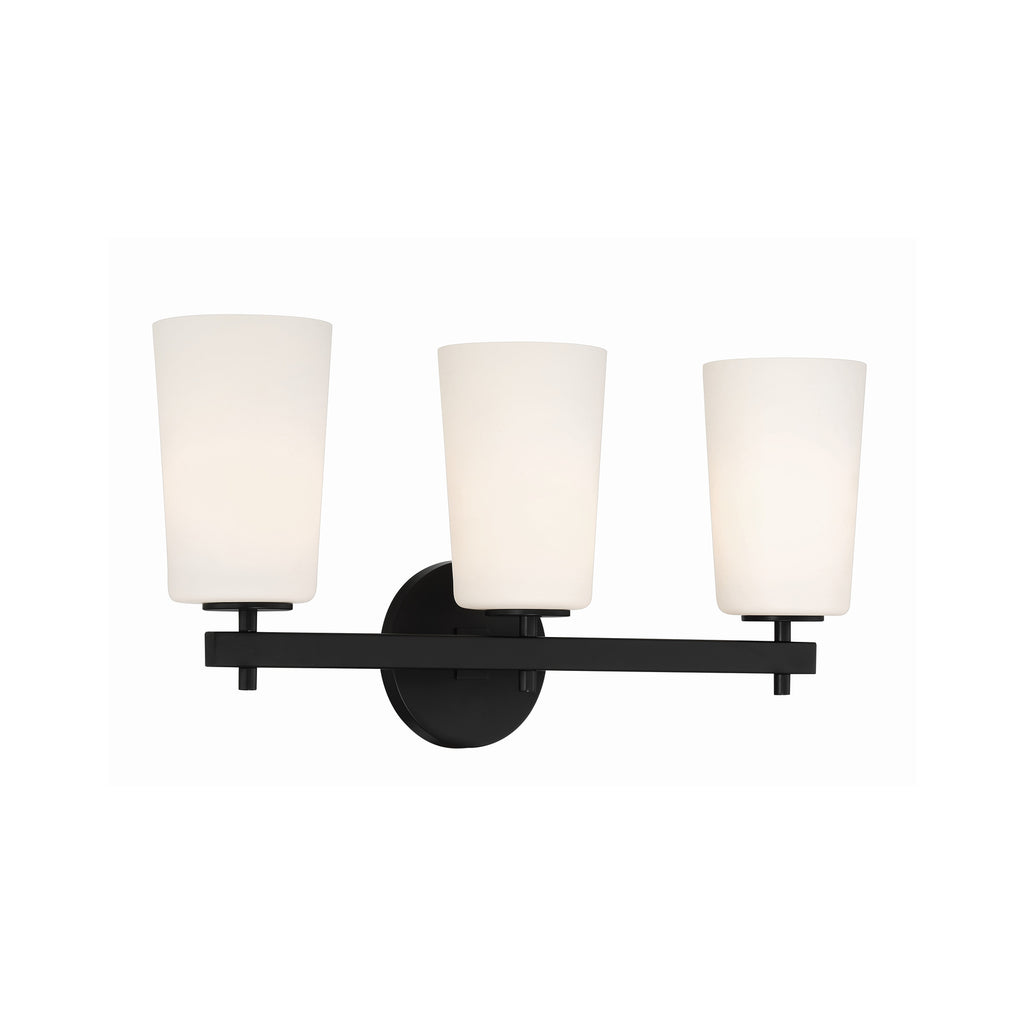 Crystorama Colton 23.25'' Bathroom Vanity in Black - Additional View