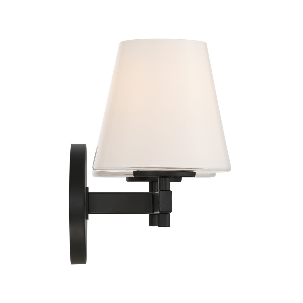 Crystorama Colton 16'' Sconce in Black - Additional View