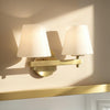 Crystorama Colton 16'' Sconce in Vibrant Gold - Lifestyle View