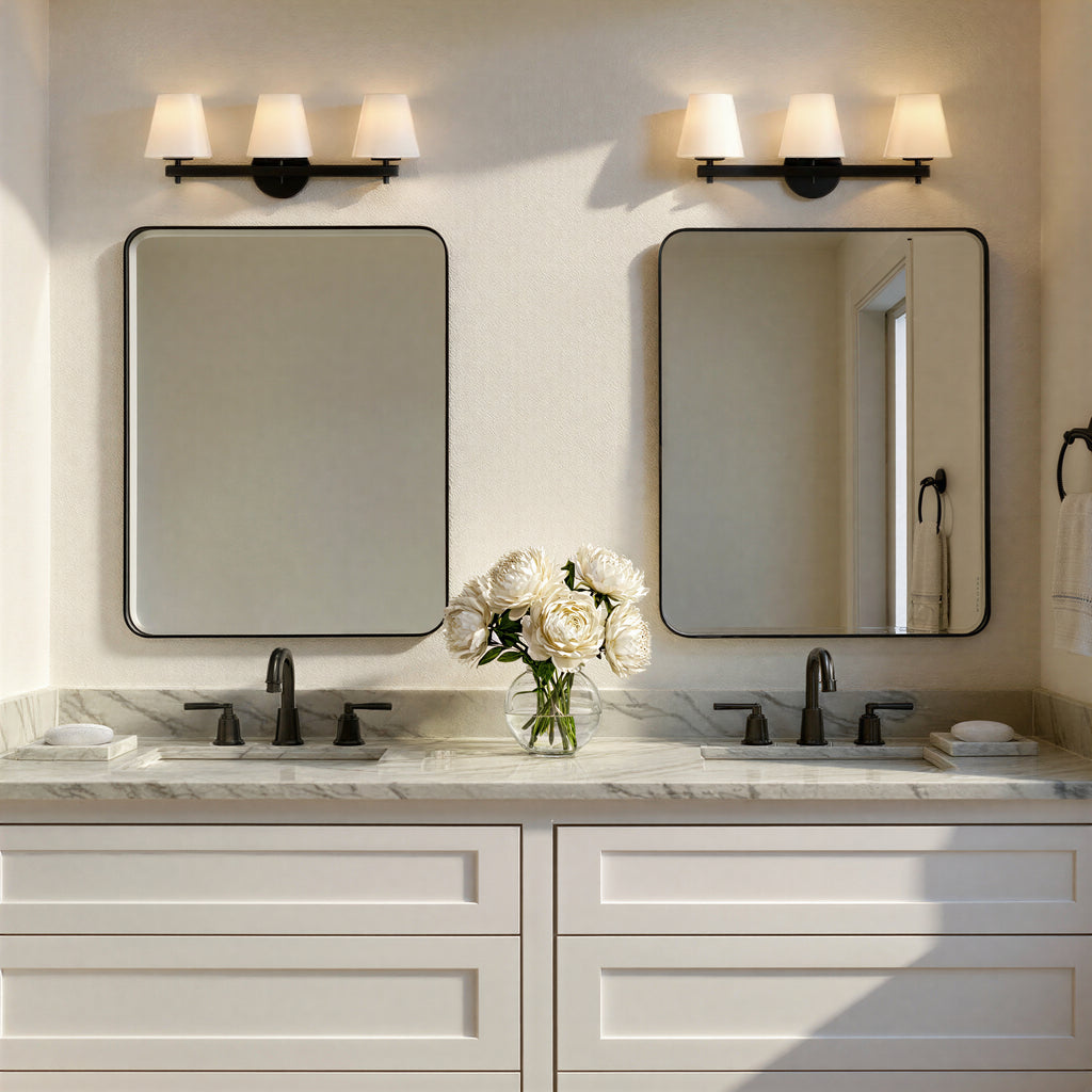 COL-203-BK Colton 24.5'' Bathroom Vanity | Lifestyle Image