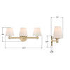 COL-203-VG Colton 24.5'' Bathroom Vanity | Dimensions Image