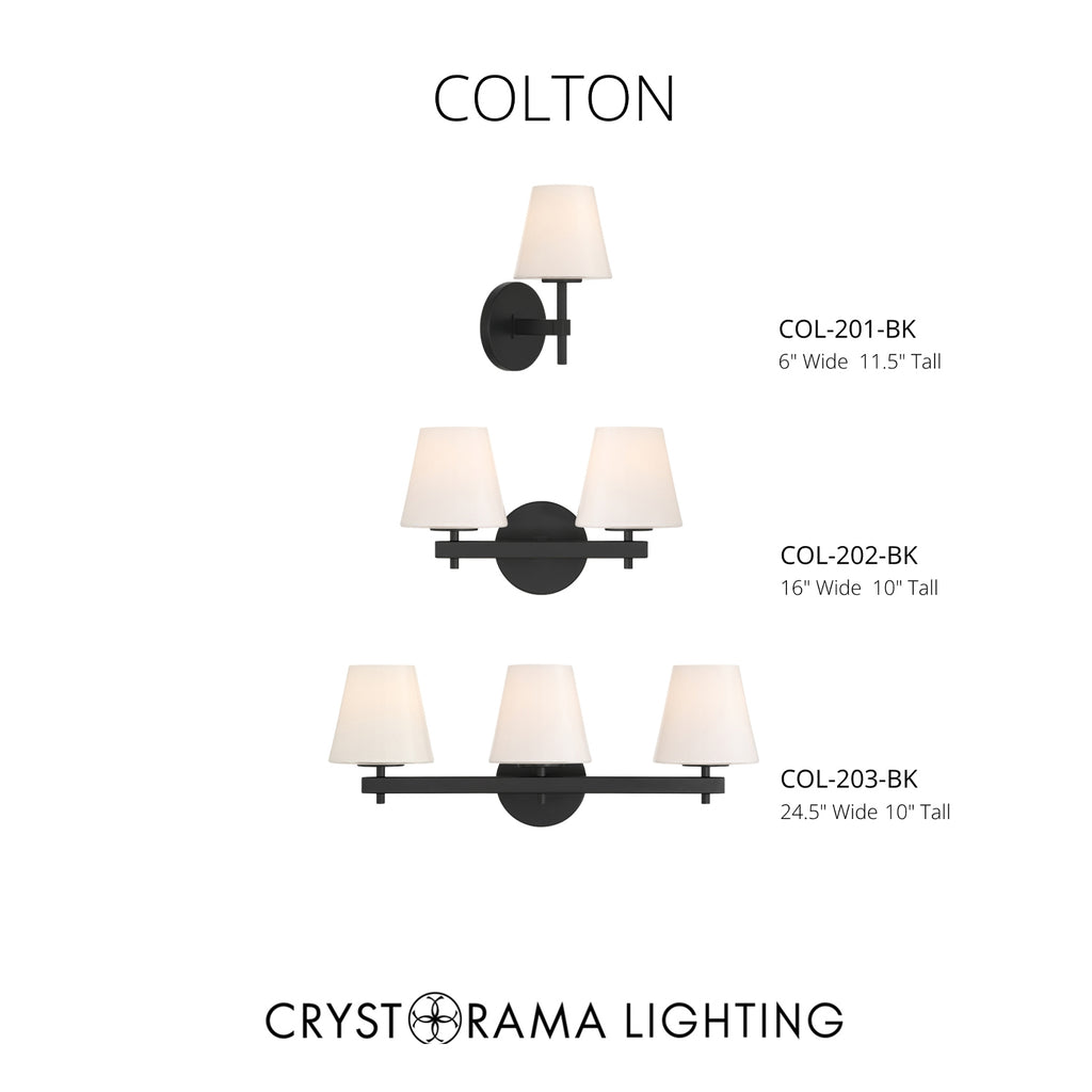 Crystorama Colton 6'' Sconce - Collection Image