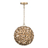 COR-7105-SG Cora 13'' Chandelier | Alternate Image