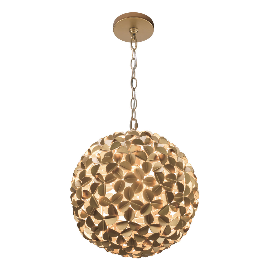 COR-7105-SG Cora 13'' Chandelier | Alternate Image