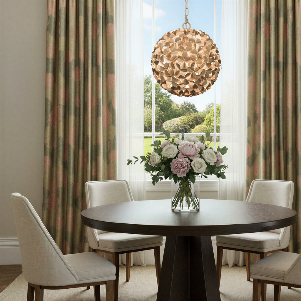 COR-7105-SG Cora 13'' Chandelier | Lifestyle Image