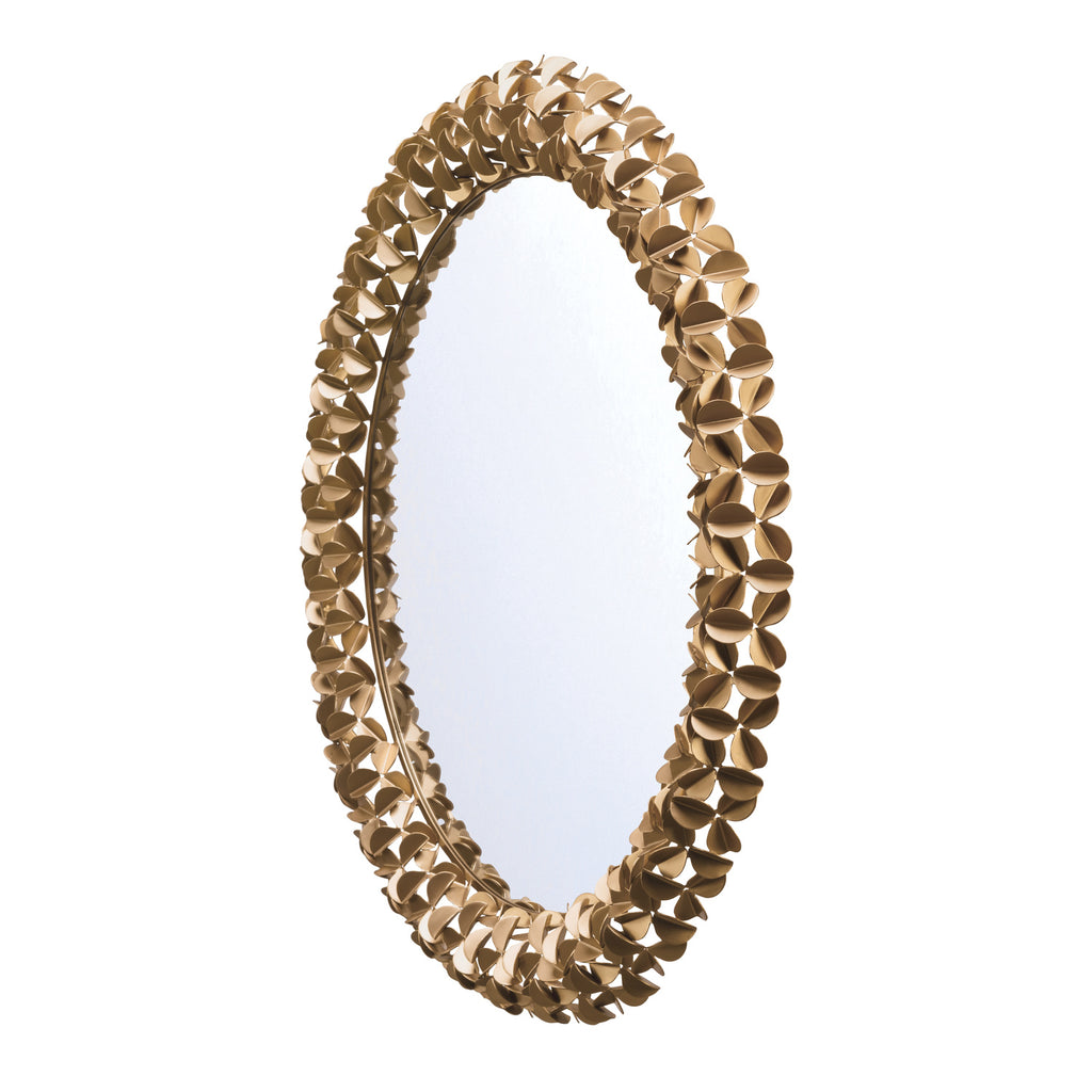 Crystorama Cora 30'' Mirror in Soft Gold - Additional View