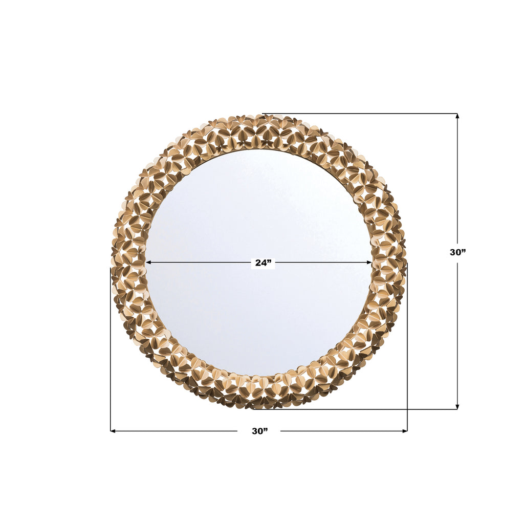 COR-M710-SG Cora 30'' Mirror | Dimensions Image