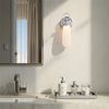 CVN-731-PN Calvin 4.75'' Integrated LED Sconce | Lifestyle Image