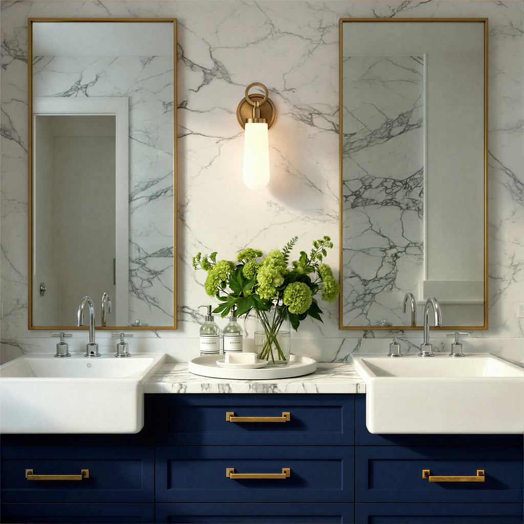 CVN-731-VG Calvin 4.75'' Integrated LED Sconce | Lifestyle Image