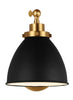 CW1131MBKBBS Wellfleet 1 Light Bathroom Vanity | Main Image