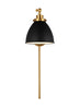 CW1131MBKBBS Wellfleet 1 Light Bathroom Vanity | Alternate Image