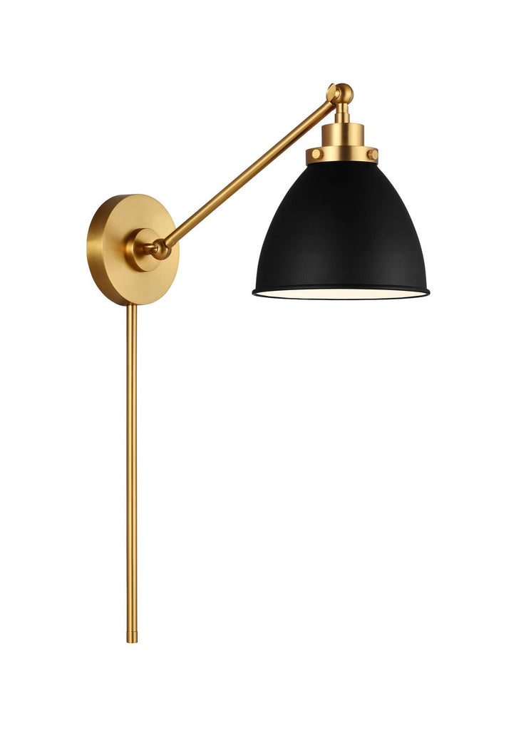 CW1131MBKBBS Wellfleet 1 Light Bathroom Vanity | Alternate Image