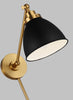CW1131MBKBBS Wellfleet 1 Light Bathroom Vanity | Alternate Image