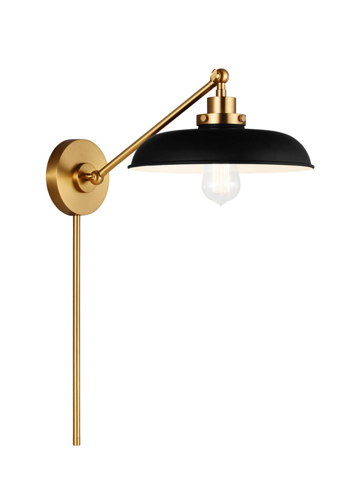 CW1141MBKBBS Wellfleet 1 Light Bathroom Vanity | Alternate Image