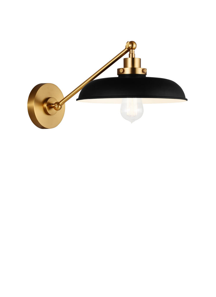 CW1141MBKBBS Wellfleet 1 Light Bathroom Vanity | Alternate Image