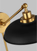 CW1141MBKBBS Wellfleet 1 Light Bathroom Vanity | Alternate Image