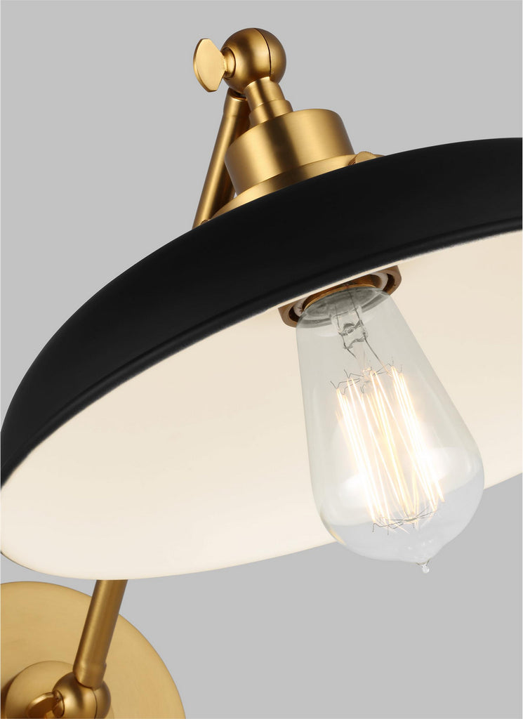 CW1141MBKBBS Wellfleet 1 Light Bathroom Vanity | Alternate Image