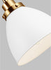 CW1161MWTBBS Wellfleet 1 Light Bathroom Vanity | Alternate Image