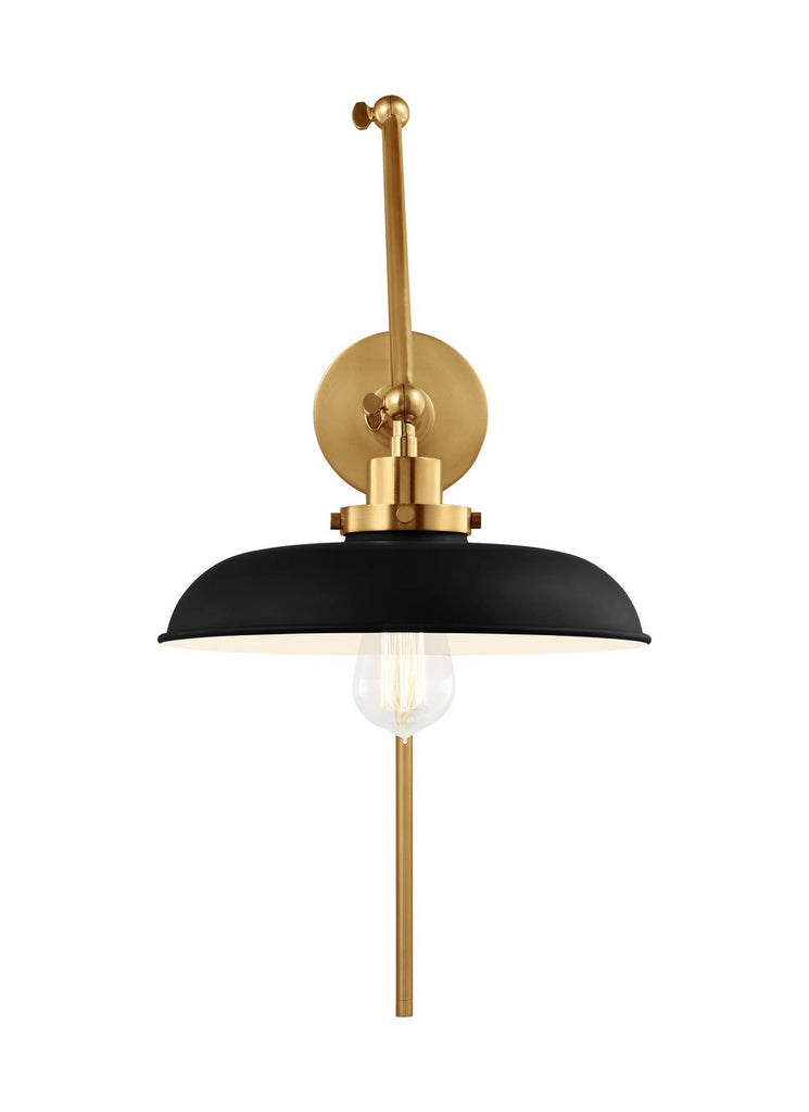 CW1171MBKBBS Wellfleet 1 Light Bathroom Vanity | Alternate Image