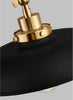 CW1171MBKBBS Wellfleet 1 Light Bathroom Vanity | Alternate Image