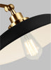 CW1171MBKBBS Wellfleet 1 Light Bathroom Vanity | Alternate Image