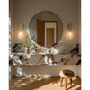 Crystorama Davis 5.75" LED Sconce in Modern Gold - Lifestyle View