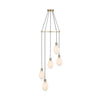 Crystorama Davis 23.25" LED Multi-Light Pendant in Modern Gold - Additional View