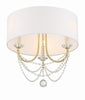 DEL-90803-AG_CEILING Delilah 3 Light Semi Flush Mount | Alternate Image