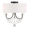 DEL-90803-MK_CEILING Delilah 3 Light Semi Flush Mount | Main Image