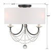 DEL-90803-MK_CEILING Delilah 3 Light Semi Flush Mount | Dimensions Image