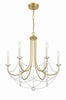 DEL-90806-AG Delilah 24'' Chandelier | Main Image