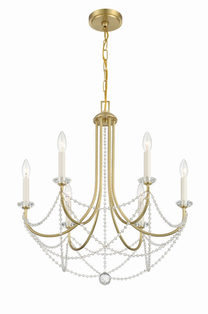 DEL-90806-AG Delilah 24'' Chandelier | Main Image