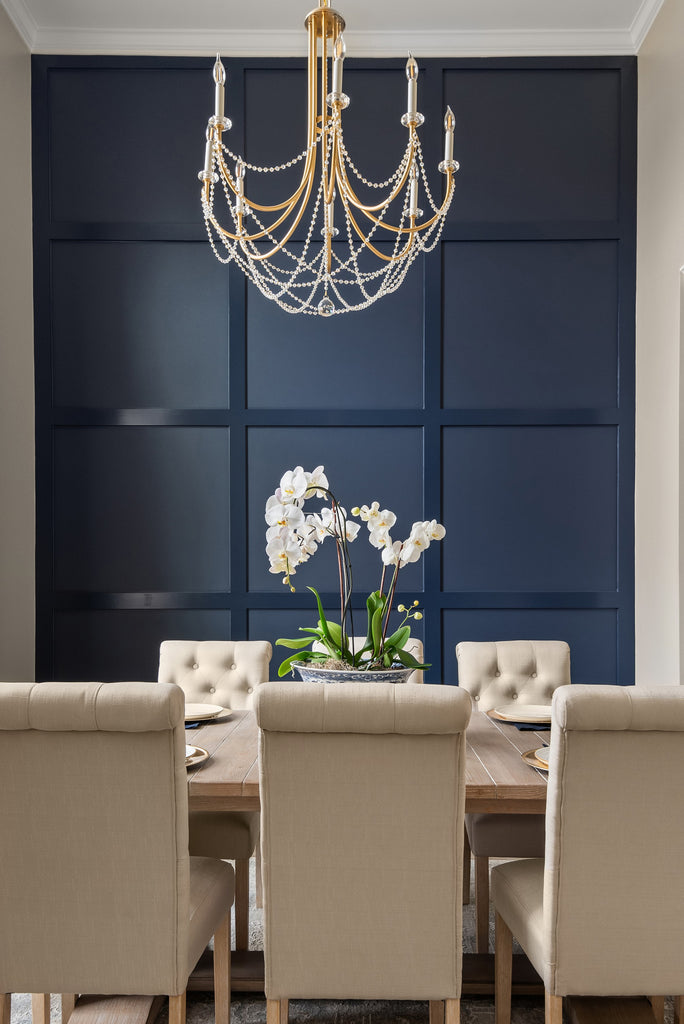 DEL-90806-AG Delilah 24'' Chandelier | Lifestyle Image