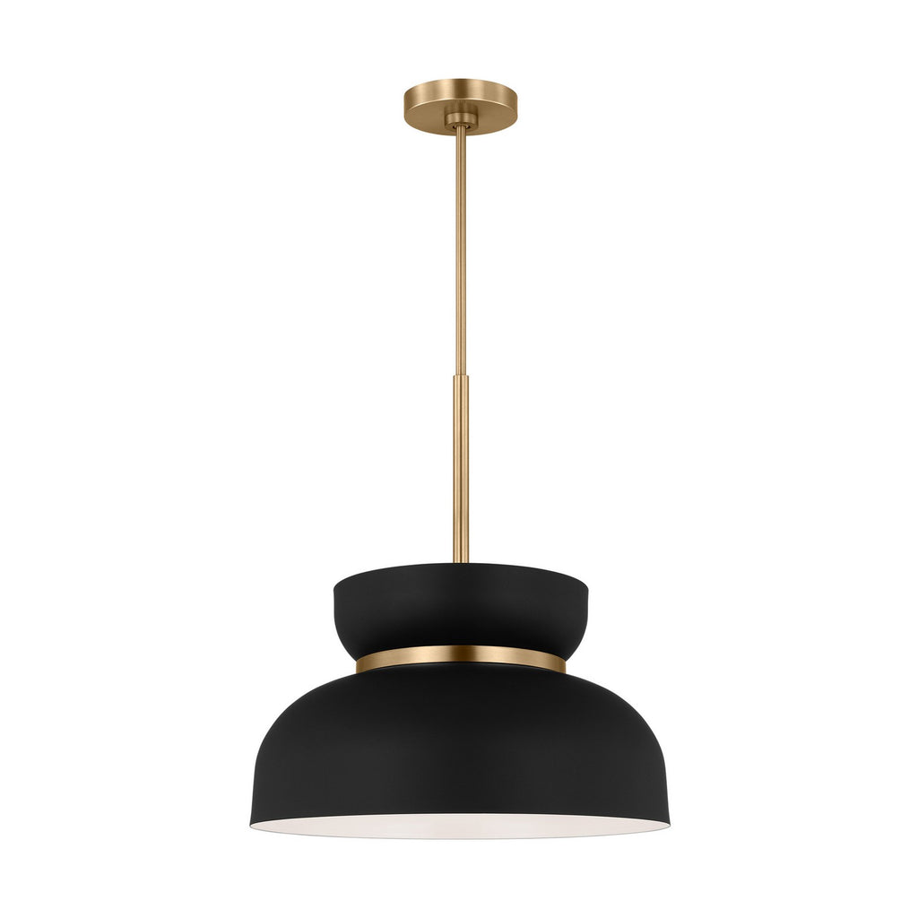 DJP1111SBMBK Pemberton 1 Light Pendant | Main Image