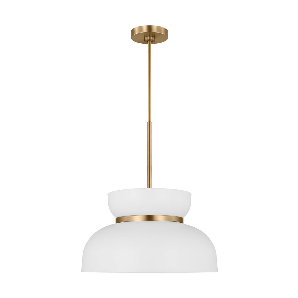 DJP1111SBMWT Pemberton 1 Light Pendant | Main Image
