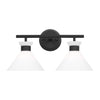 DJV1012MBK Belcarra 2 Light Bathroom Vanity | Main Image