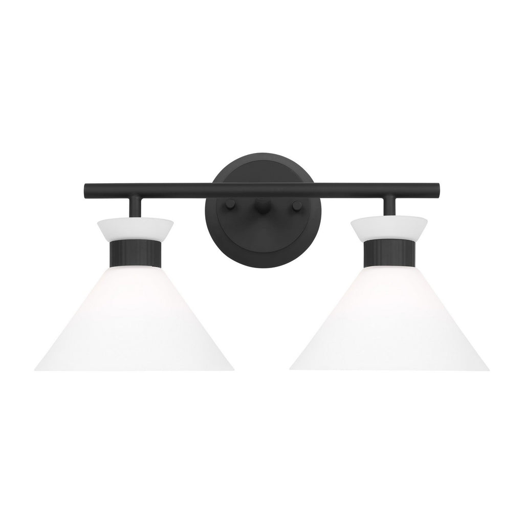 DJV1012MBK Belcarra 2 Light Bathroom Vanity | Main Image