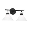 DJV1012MBK Belcarra 2 Light Bathroom Vanity | Alternate Image
