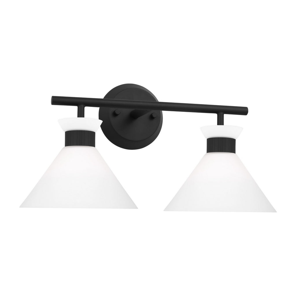 DJV1012MBK Belcarra 2 Light Bathroom Vanity | Alternate Image