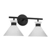 DJV1012MBK Belcarra 2 Light Bathroom Vanity | Alternate Image