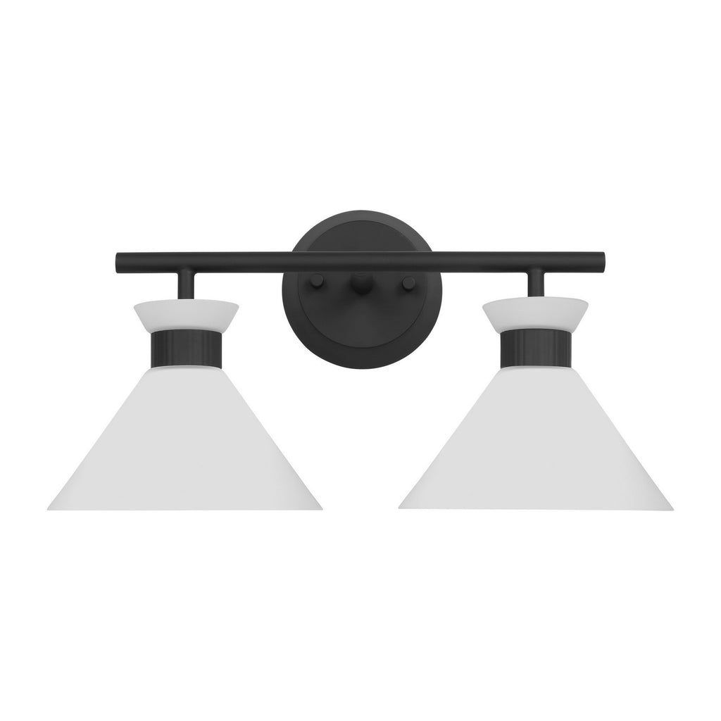 DJV1012MBK Belcarra 2 Light Bathroom Vanity | Alternate Image