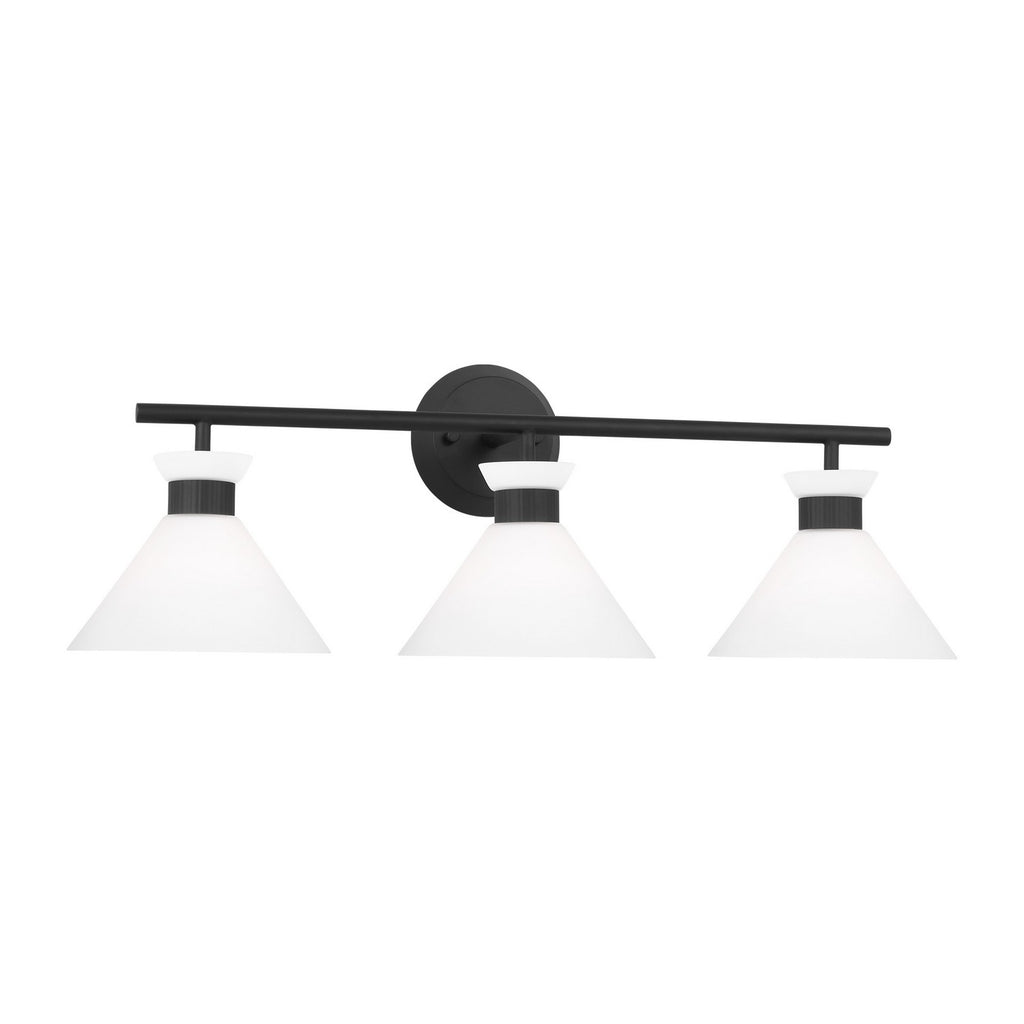 DJV1013MBK Belcarra 3 Light Bathroom Vanity | Alternate Image