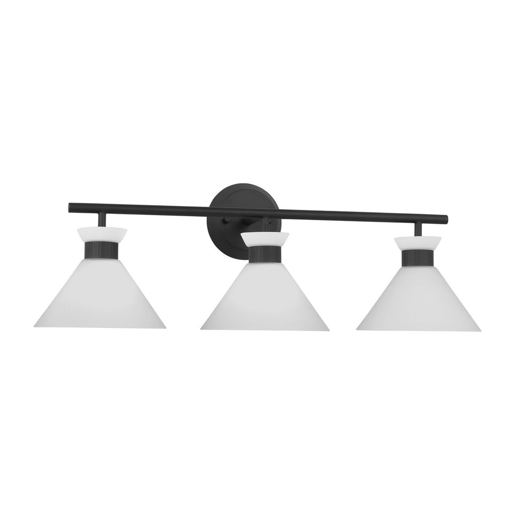 DJV1013MBK Belcarra 3 Light Bathroom Vanity | Alternate Image