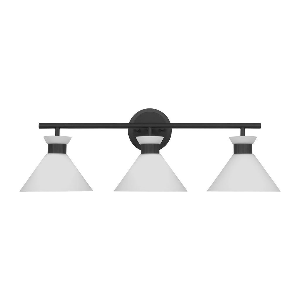 DJV1013MBK Belcarra 3 Light Bathroom Vanity | Alternate Image